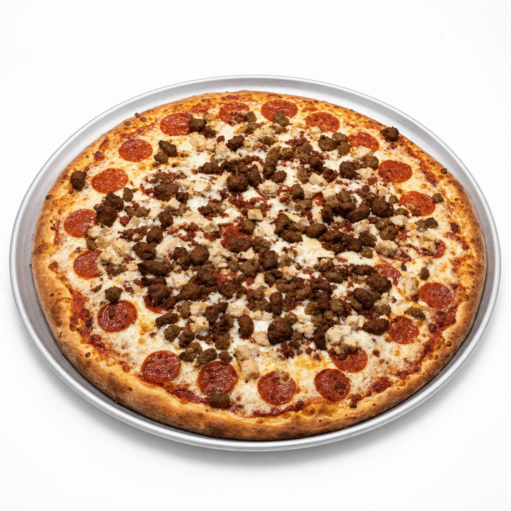 Meatzilla Pizza.