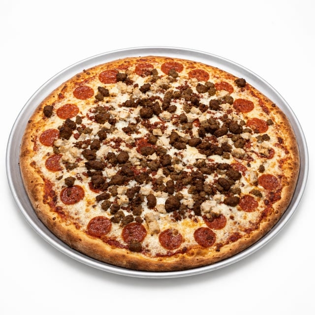 Meatzilla Pizza.
